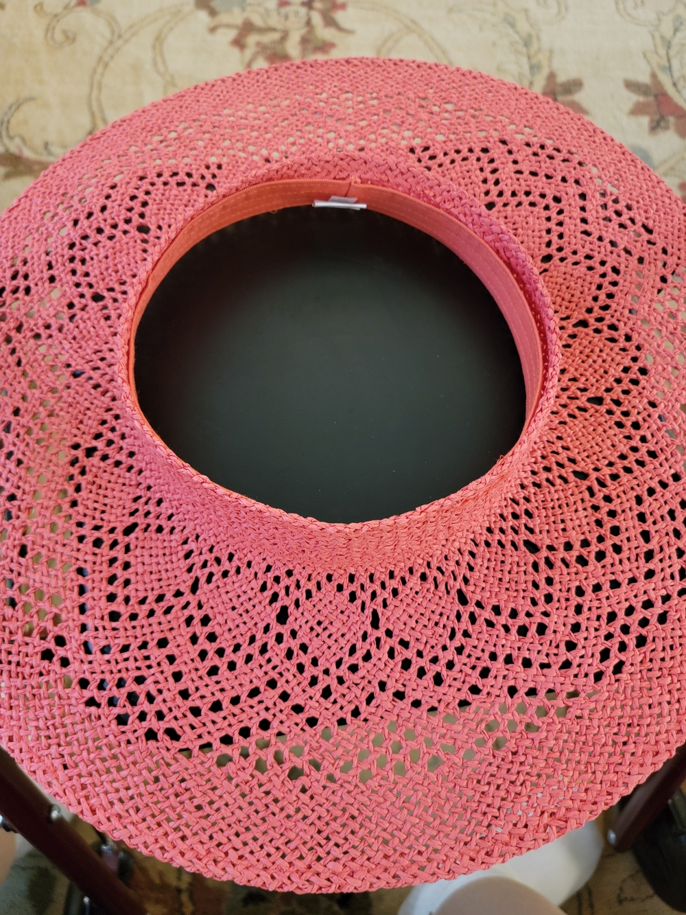 Target Coral Pink Crochet Sun Visor